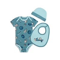 Nike Everyone From Day One Baby (0-9M) 3-Piece Bodysuit Set