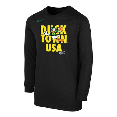 Oregon Big Kids' Nike College Long-Sleeve T-Shirt