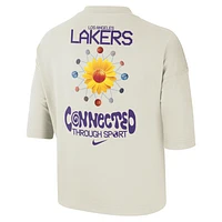 Los Angeles Lakers Courtside Women's Nike NBA Boxy T-Shirt