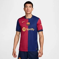 FC Barcelona 2024/25 Stadium Home Men's Nike Dri-FIT Soccer Replica Jersey