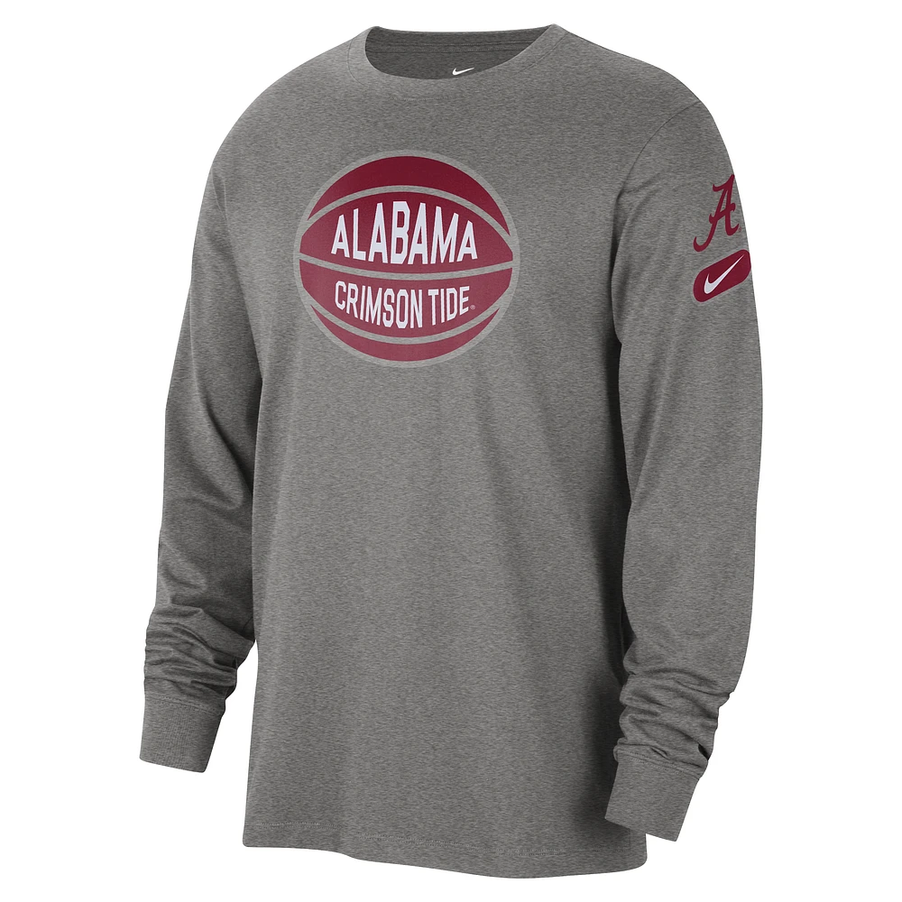 Alabama Fast Break Men's Nike College Long-Sleeve T-Shirt