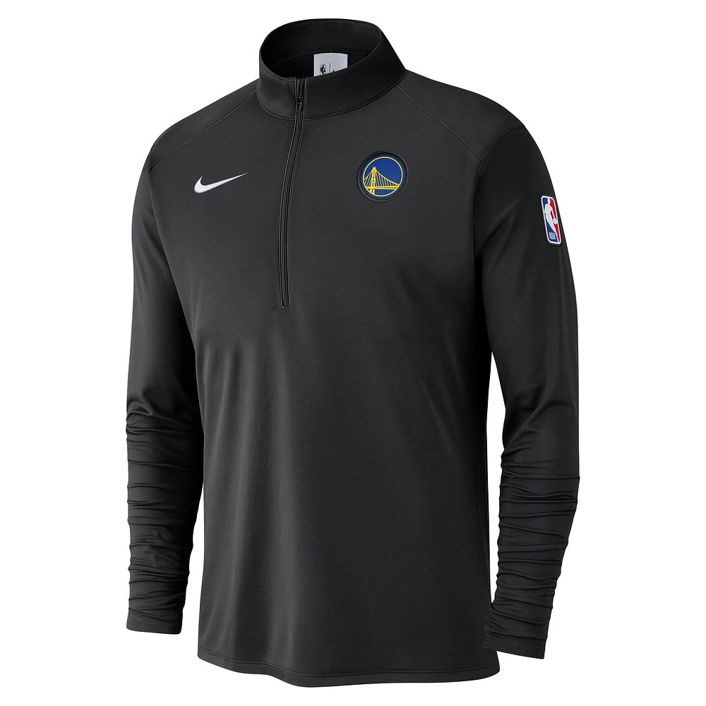 Golden State Warriors Men's Nike NBA 1/2-Zip Long-Sleeve Top