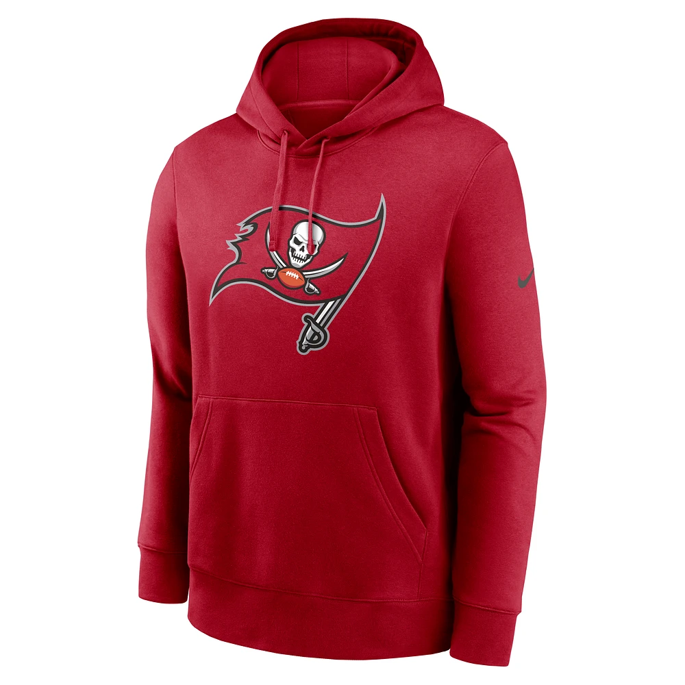 Tampa Bay Buccaneers Club Logo Men's Nike NFL Pullover Hoodie