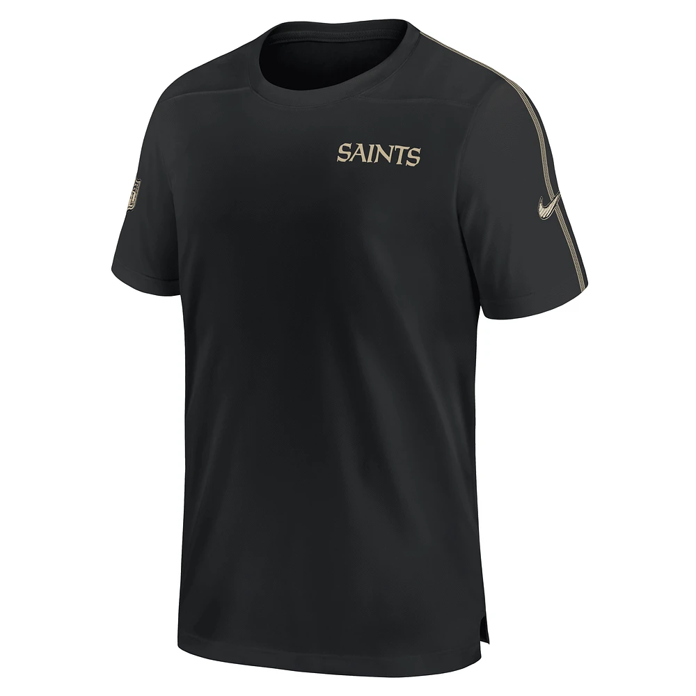 New Orleans Saints Sideline Coach Men's Nike Dri-FIT NFL Top