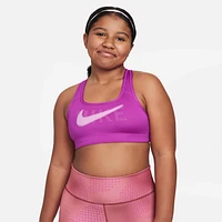 Nike Swoosh Big Kids' (Girls') Reversible Sports Bra (Extended Size)