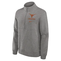 Texas Longhorns Primetime Club Men's Nike College 1/2-Zip Crew