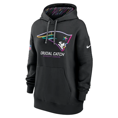 New England Patriots Crucial Catch Club Women's Nike NFL Pullover Hoodie