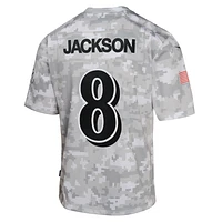 Lamar Jackson Baltimore Ravens Salute to Service Big Kids' Nike Dri-FIT NFL Limited Jersey