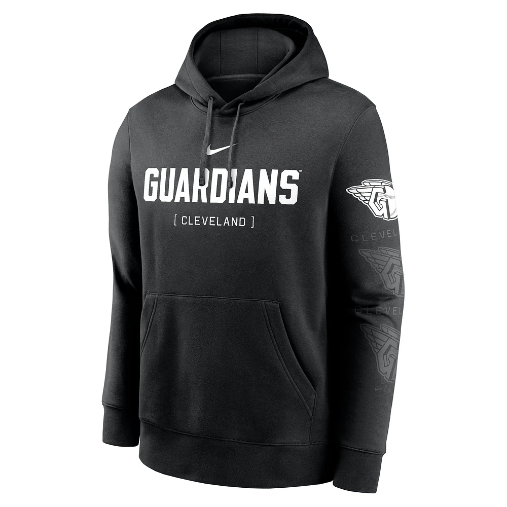 Cleveland Guardians Fashion Club Men's Nike MLB Pullover Hoodie