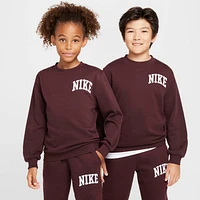 Nike Sportswear Club Big Kids' French Terry Crew-Neck Sweatshirt