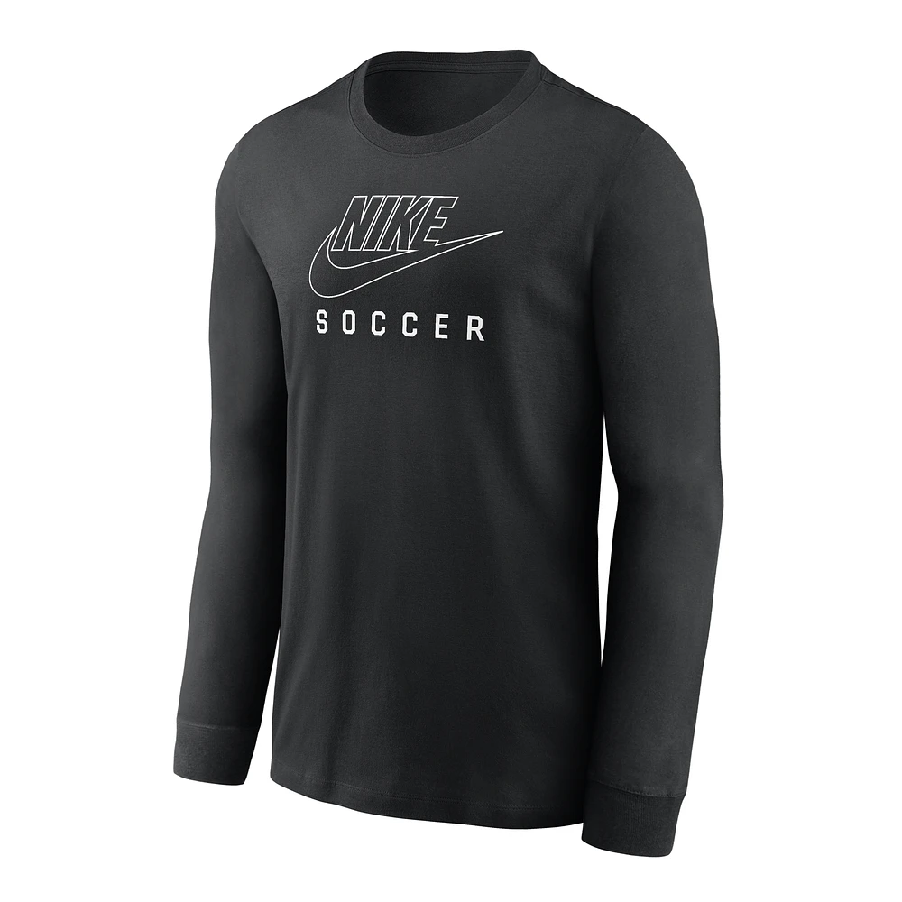 Nike Swoosh Big Kids' Soccer Long-Sleeve T-Shirt