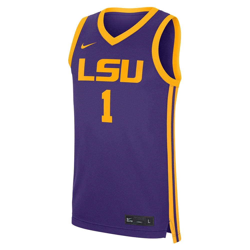 LSU Tigers Replica Men's Nike College Basketball Jersey