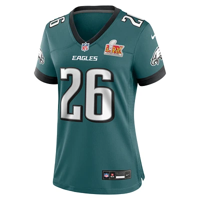 Saquon Barkley Philadelphia Eagles Super Bowl LIX Women’s Nike NFL Game Jersey