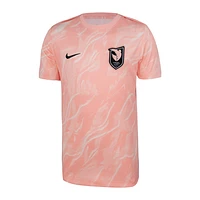 Angel City FC 2025 Big Kids' Nike NWSL Short-Sleeve Pre-Match Top