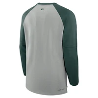 Oakland Athletics Authentic Collection Game Time Men's Nike Breathe MLB Long-Sleeve T-Shirt