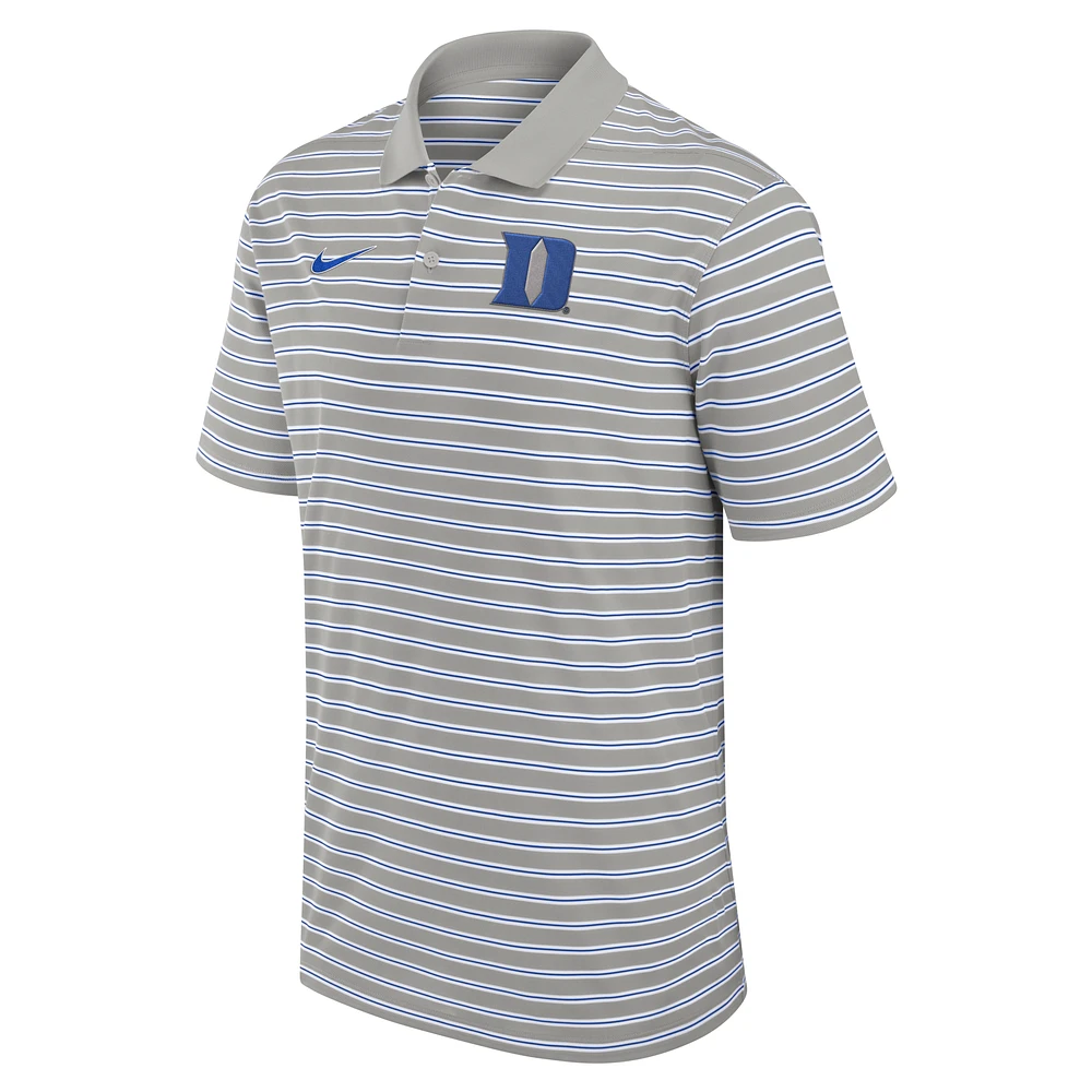 Duke Blue Devils Primetime Victory Striped Men's Nike Dri-FIT College Polo