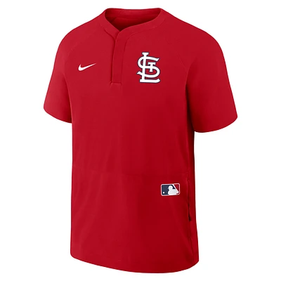 St. Louis Cardinals Authentic Collection Men's Nike MLB Short-Sleeve Windshirt