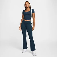 Nike Sportswear Chill Knit Women's Short-Sleeve Square-Neck Top