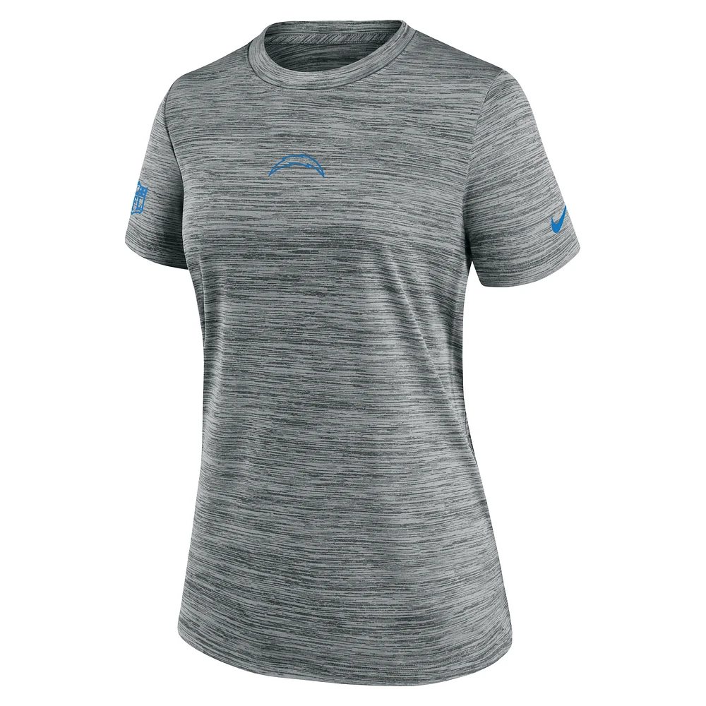 Los Angeles Chargers Sideline Team Issue Velocity Women's Nike Dri-FIT NFL T-Shirt