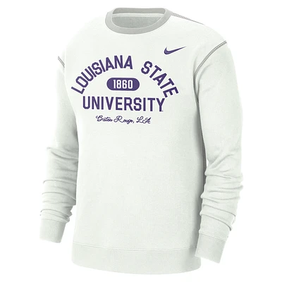 LSU Men's Nike College Crew-Neck Top