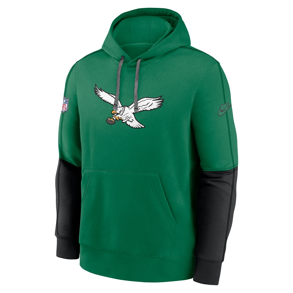 Philadelphia Eagles Logo Team Issue Club Men's Nike NFL Pullover Hoodie