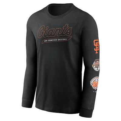 San Francisco Giants Cooperstown Knockout Men's Nike MLB Long-Sleeve T-Shirt