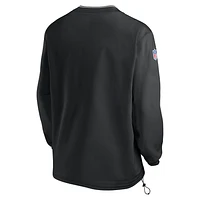 Las Vegas Raiders Sideline Men's Nike NFL Long-Sleeve Windshirt