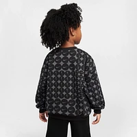 Nike Essentials Toddler Printed French Terry Crew Top