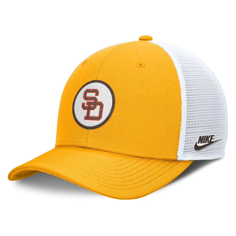 San Diego Padres Cooperstown Rise Men's Nike Dri-FIT MLB Trucker Adjustable Hat