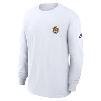 LSU Tigers Legacy Max90 Pocket Men's Nike College Long-Sleeve T-Shirt