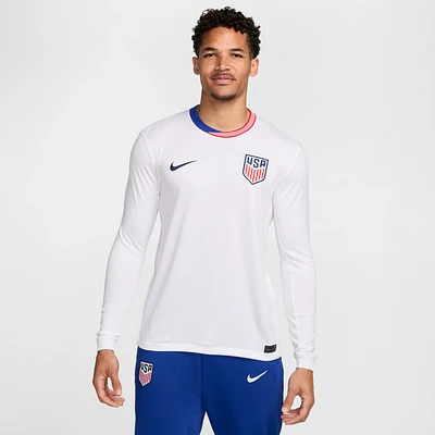 USMNT 2024 Stadium Home Men's Nike Dri-FIT Soccer Long-Sleeve Replica Jersey