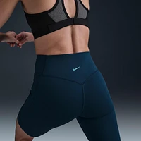 Nike Universa Women's Medium-Support High-Waisted 8" Biker Shorts with Pockets