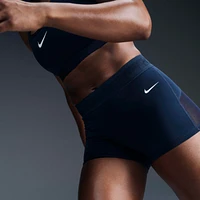 Nike Pro Women's Mid-Rise 3" Mesh-Paneled Shorts