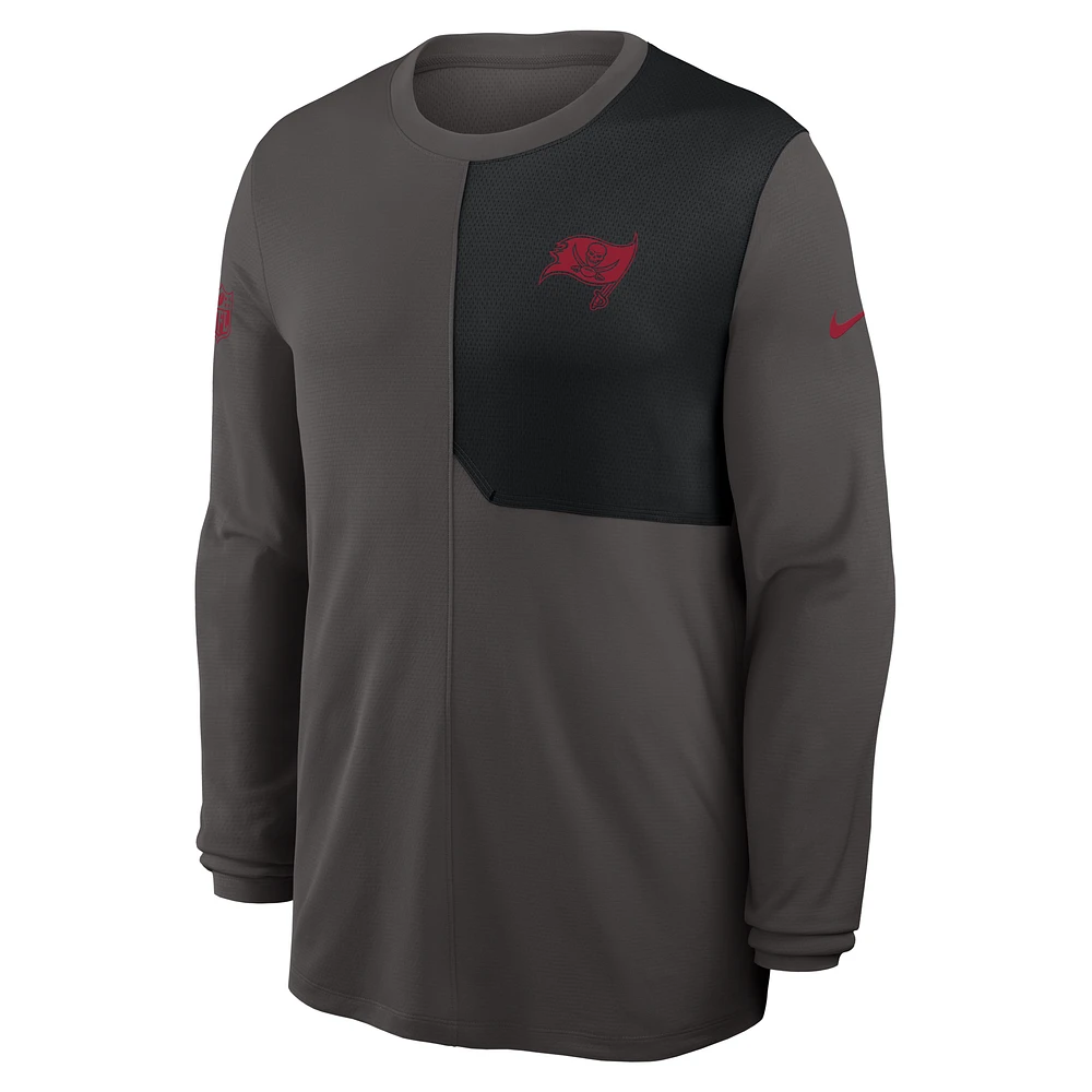 Tampa Bay Buccaneers Sideline Coach Men's Nike Dri-FIT NFL Long-Sleeve Top