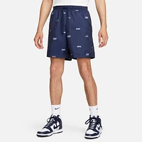 Nike Club Men's Woven Allover Print Flow Shorts