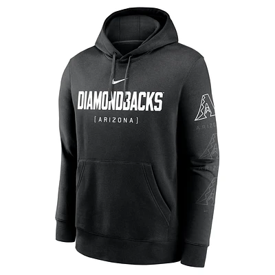 Arizona Diamondbacks Fashion Club Men's Nike MLB Pullover Hoodie