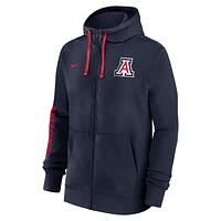 Arizona Wildcats Sideline Team Issue Men's Nike College Full-Zip Hoodie