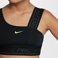 Nike Pro Swoosh Girls' Asymmetrical Sports Bra