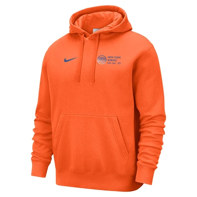 New York Knicks Club Courtside Men's Nike NBA Pullover Hoodie