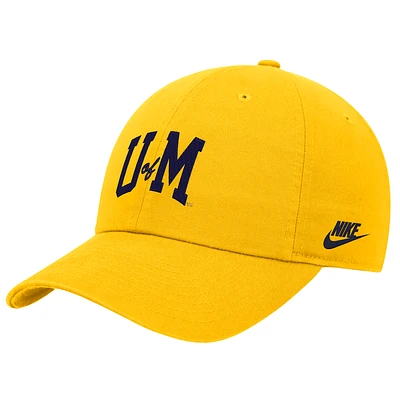 Michigan Nike College Adjustable Cap