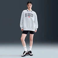 USA Phoenix Fleece Women's Nike Soccer Oversized Crew-Neck Sweatshirt