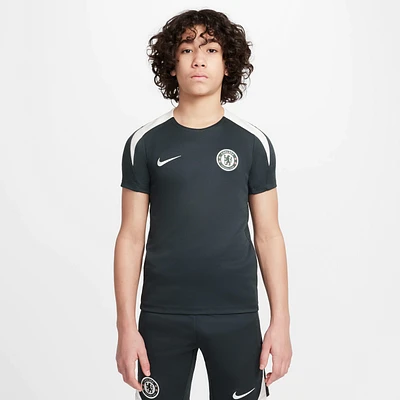 Chelsea FC Strike Big Kids' Nike Dri-FIT Soccer Short-Sleeve Top