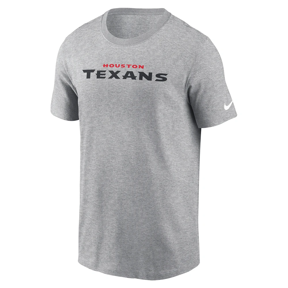 Houston Texans Primetime Wordmark Essential Men's Nike NFL T-Shirt