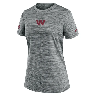 Washington Commanders Sideline Team Issue Velocity Women's Nike Dri-FIT NFL T-Shirt
