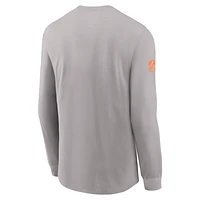 Miami Dolphins Sideline Team Issue Men's Nike Dri-FIT NFL Long-Sleeve T-Shirt