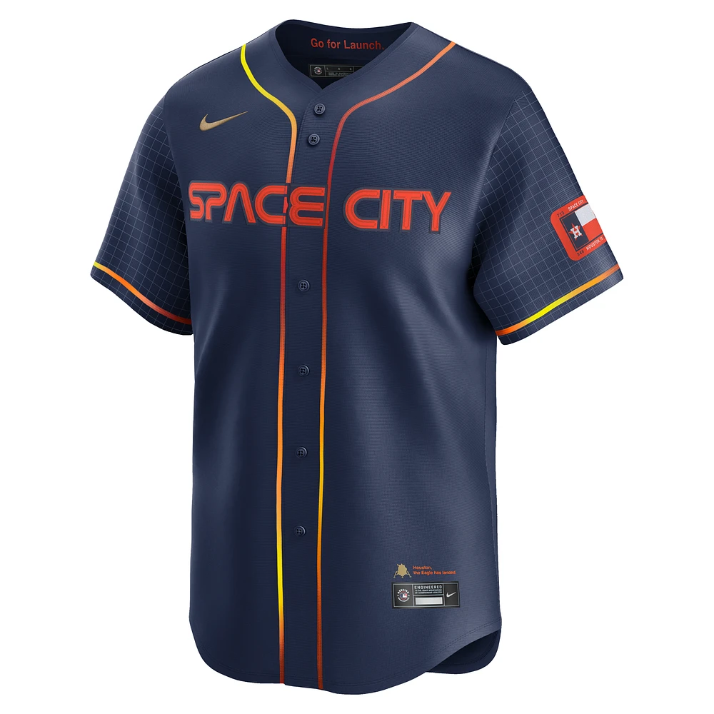 Alex Bregman Houston Astros City Connect Men's Nike Dri-FIT ADV MLB Limited Jersey