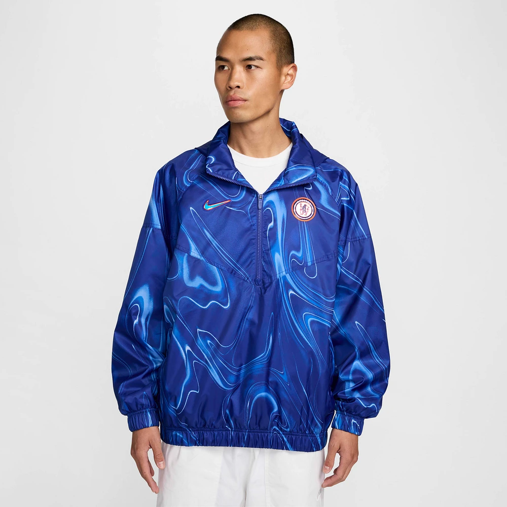 Chelsea FC Windrunner Men's Nike Soccer Anorak Jacket