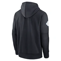 Detroit Tigers Authentic Collection Practice Men's Nike Therma MLB Pullover Hoodie