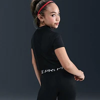 Nike Pro Big Kids' (Girls') Mid-Rise Single-Leg Leggings