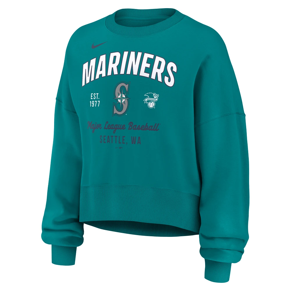 Seattle Mariners Women's Nike MLB Pullover Crew